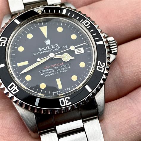 rolex 300m diver quartz red and black dial|rolex underwater watch.